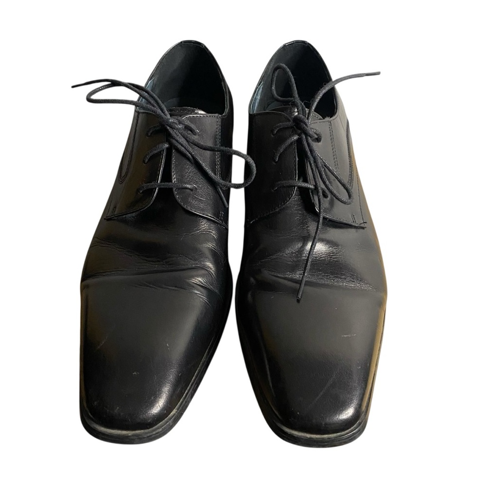 Browns Men's Classic Black Lace Up Derby Dress Shoes